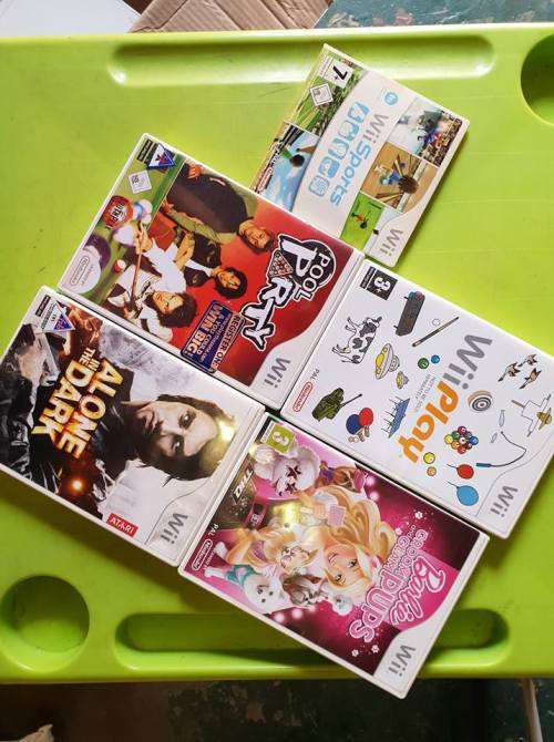 Wii Console with games and accessories