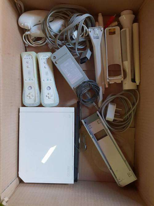 Wii Console with games and accessories