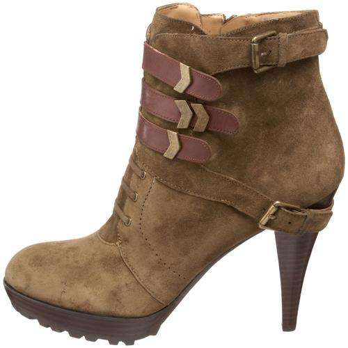 Nine West Military Ankle Boots (Genuine Suede Leather) Size 8