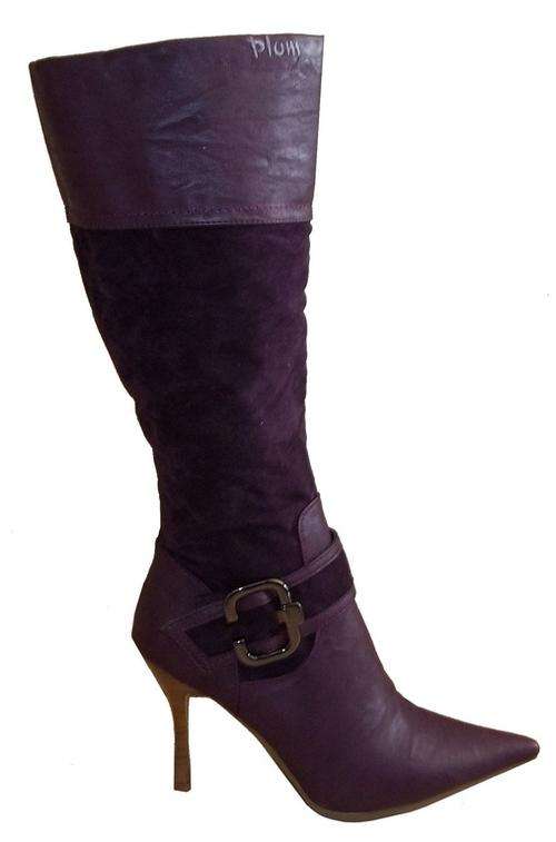 Plum Delicious Shannon Boots - Purple (Size 5)