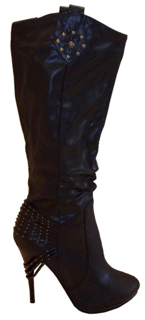 Plum Delicious Platform Boots (Size 4 Only)