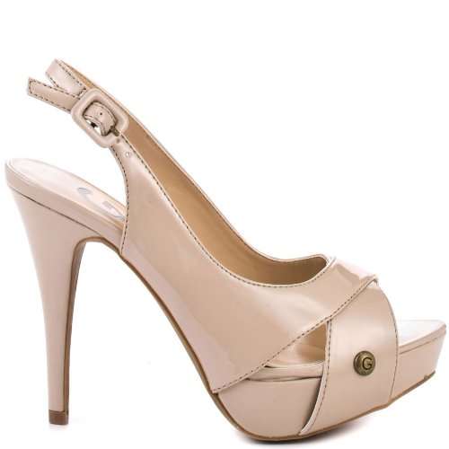 G by Guess Patent Platform Pumps (Baby Pink Soles)