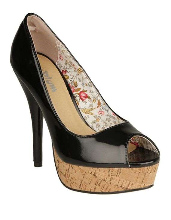 Save 69% - Plum Peep Toe Platforms (Size 7 Only)