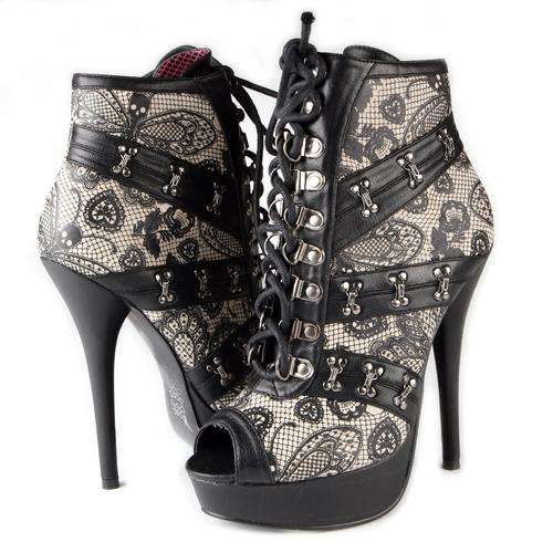Iron Fist Platform Ankle Booties (Size 4)