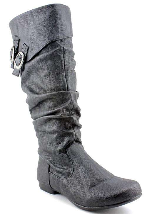 Mootsies Tootsies Slouch Boots (Black)