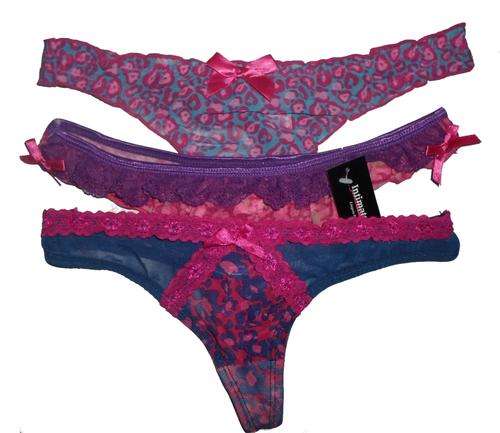 Native Intimates 3-Pack Thong Set