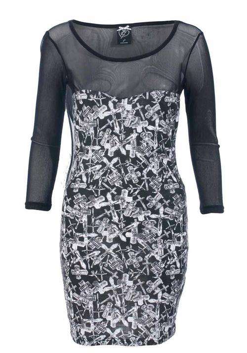 Iron Fist Don't Cross Me Dress (XSmall)