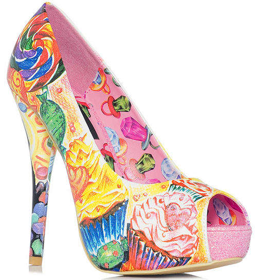 Iron Fist Sweets For My Sweet Peep Toe Platforms