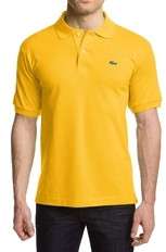 Guess Men's Neon Summer Polo Shirts - YELLOW