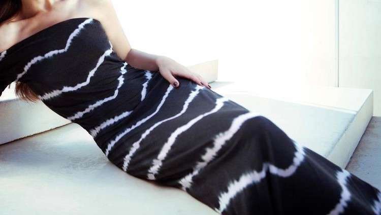 Status Moda One Shoulder Tie Dye Maxi Dress (Size Small)