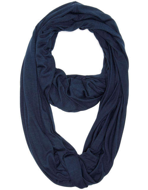 Cotton Snood (Dark Navy Blue)
