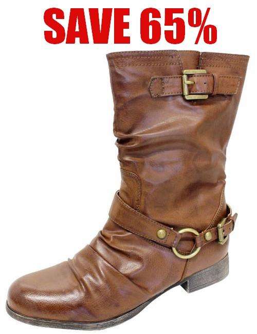 Cathy Jean Ladies Pleated Booties