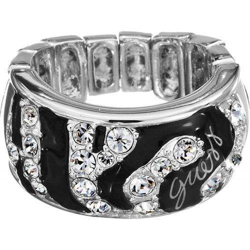 Guess Jewellery:  Wide Zebra Stretch Ring
