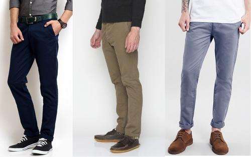 Men's International Branded Skinny Chinos