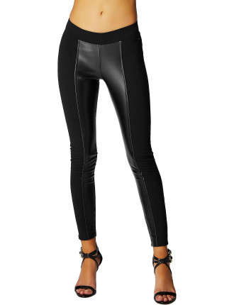 BLACK FRIDAY SALE: Guess Ponte Leatherette Leggings
