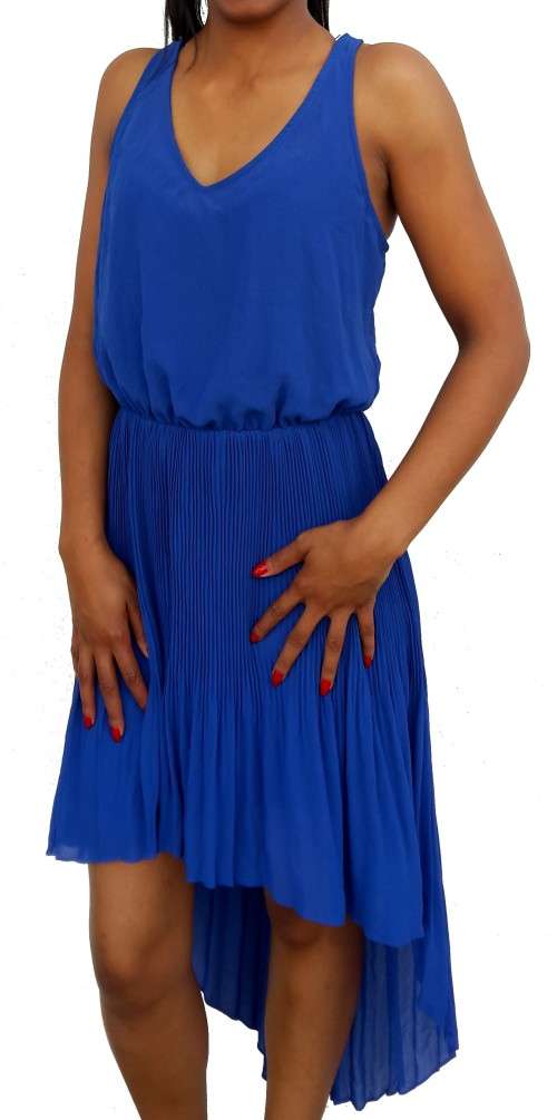 Guess Kaleido Georgette Hi-Low Dress