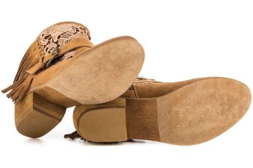 Tassel & Lace Ankle Booties by Not Rated