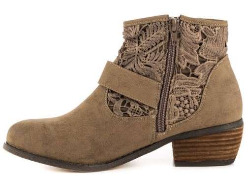 Tassel & Lace Ankle Booties by Not Rated  | 3 Colours