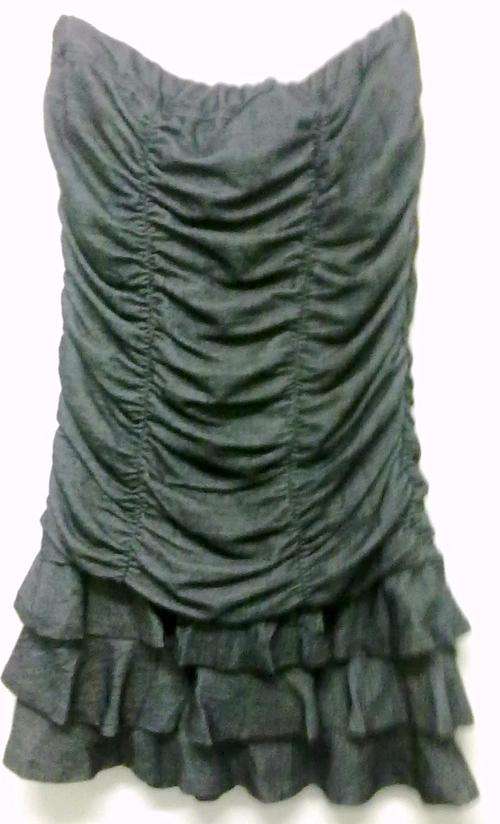 REDUCED BELOW COST, BARGAIN! R599 YDE Waffle boob tube dress (M)