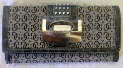 AUTHENTIC! GUESS large 'G-Shine' clutch