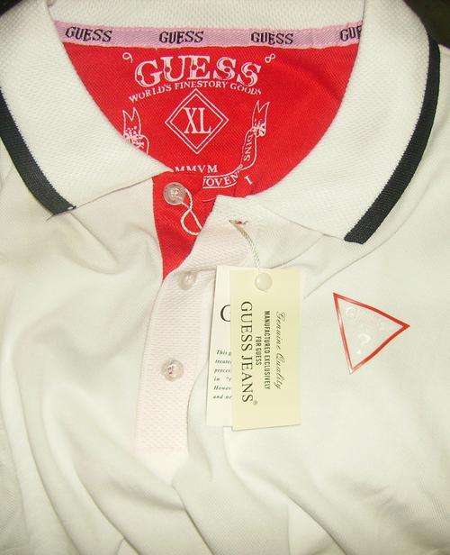 Guess Gent's Long Sleeve Golfer (XL)