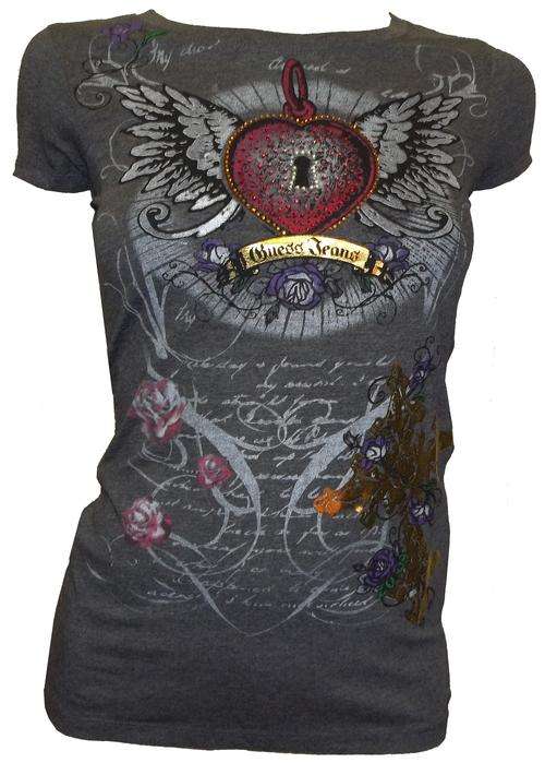 Guess Heart Wing Ladies' T-shirt (S)