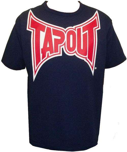 Authentic TAPOUT T-Shirt - Red & Navy  (Size Large)