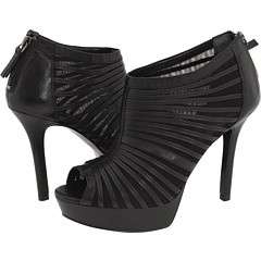 R899 Nine West Mesh Peep Toe Shoe Booties (Size 8 Only)