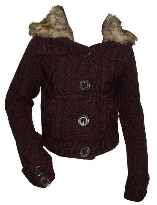 SUPER SALE! R499 Guess Girl's Jersey with faux Fur Collar (Age 11-12)