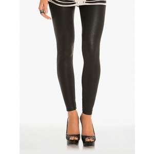 Guess Snakeskin Textured Leggings (Size Medium)