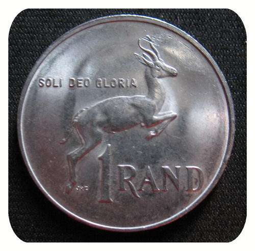 1990 F.W.DeKlerk South African One Rand Coin