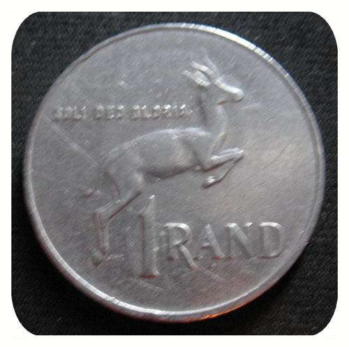 1985 President Marais South Africa One Rand Coin
