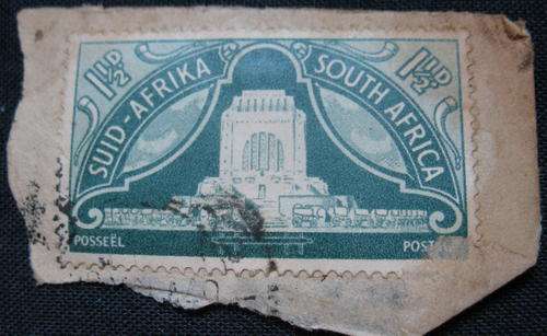 Used 1&1/2d. Voortrekkers Monument South Africa Stamp