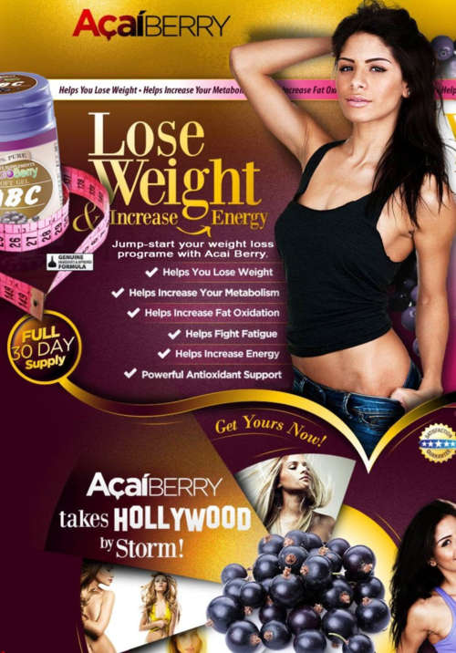 Acai Berry - Weight Loss/Appetite Suppressant! AMERICA'S TOP SELLER** FREE SHIPPING