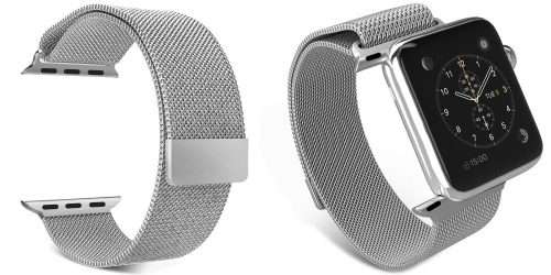 Apple Watch 42mm Milanese Loop Band Silver
