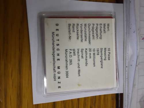 Kathmandu 10 Paise 1978