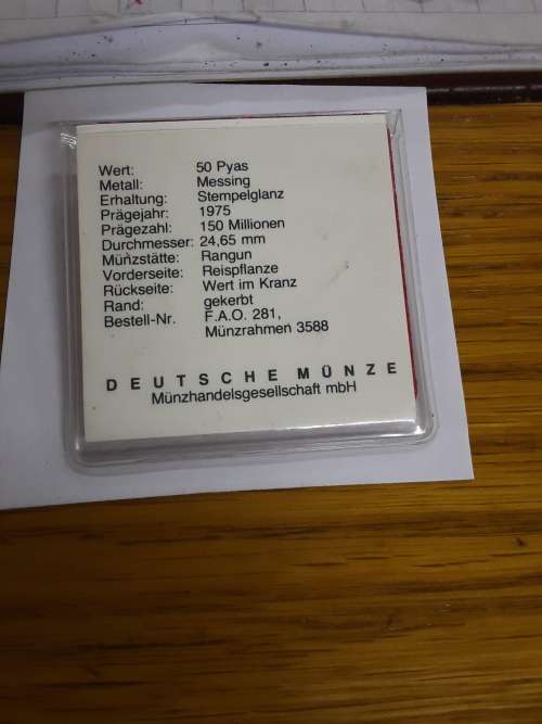 Rangun 50 Pyas 1975