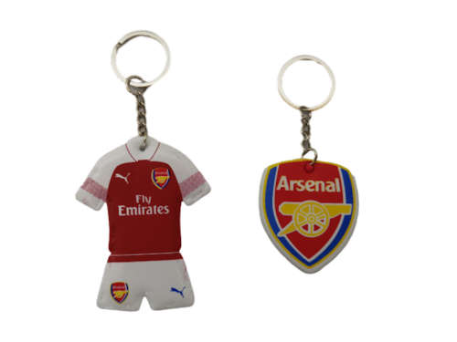 Arsenal FC PVC Keyring Set Kit And Logo Keyring