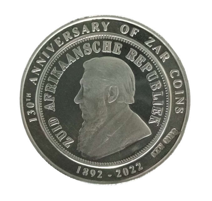 2022 Fine Silver Half Ounce Medallion 130th Anniversary of Een Pond and ZAR
