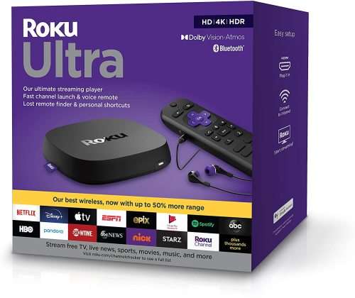 Roku Ultra 2020 | Streaming Media Player HD/4K/HDR/Dolby Vision with Dolby Atmos