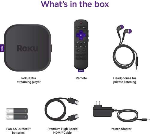 Roku Ultra 2020 | Streaming Media Player HD/4K/HDR/Dolby Vision with Dolby Atmos