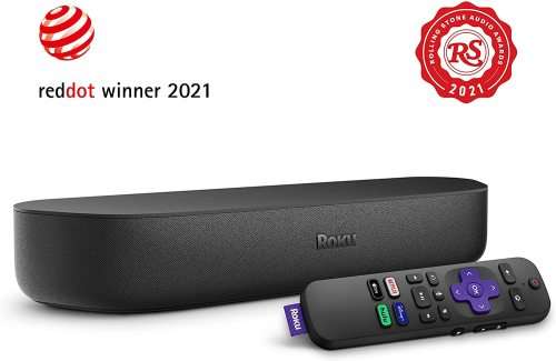 Roku Streambar | 4K/HD/HDR Streaming Media Player and Premium Audio, All In One (Black Friday)