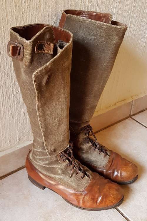 WW2 Tropical Boots RARE 1st Pattern Luftwaffe Afrika Korp