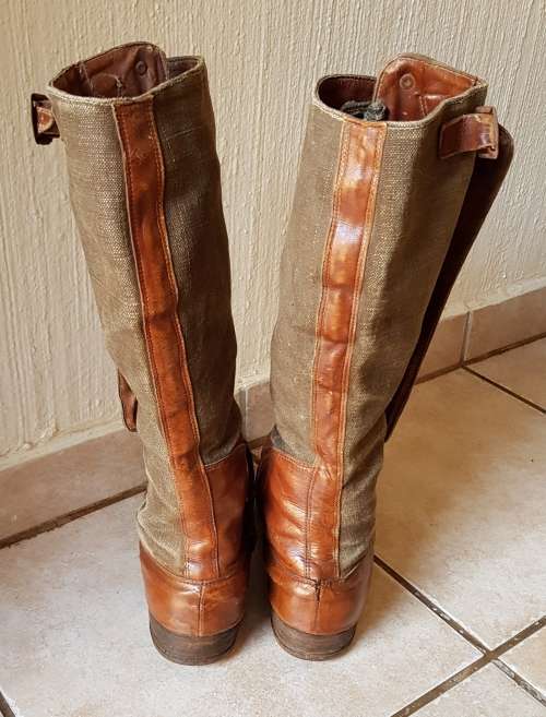 WW2 Tropical Boots RARE 1st Pattern Luftwaffe Afrika Korp