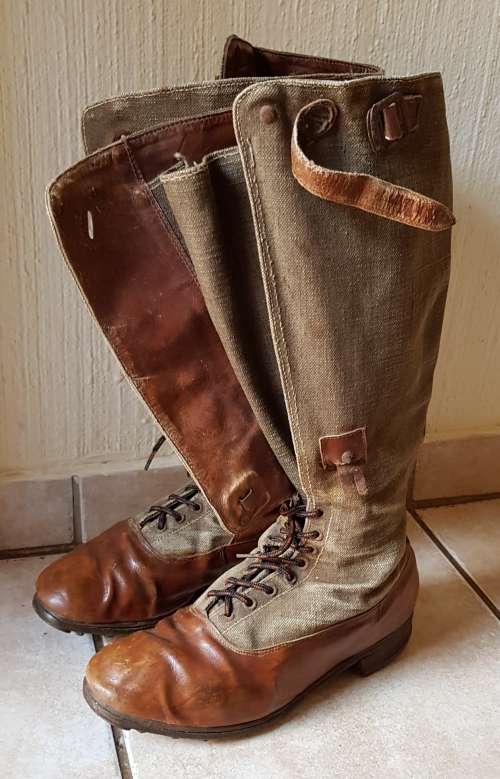 WW2 Tropical Boots RARE 1st Pattern Luftwaffe Afrika Korp