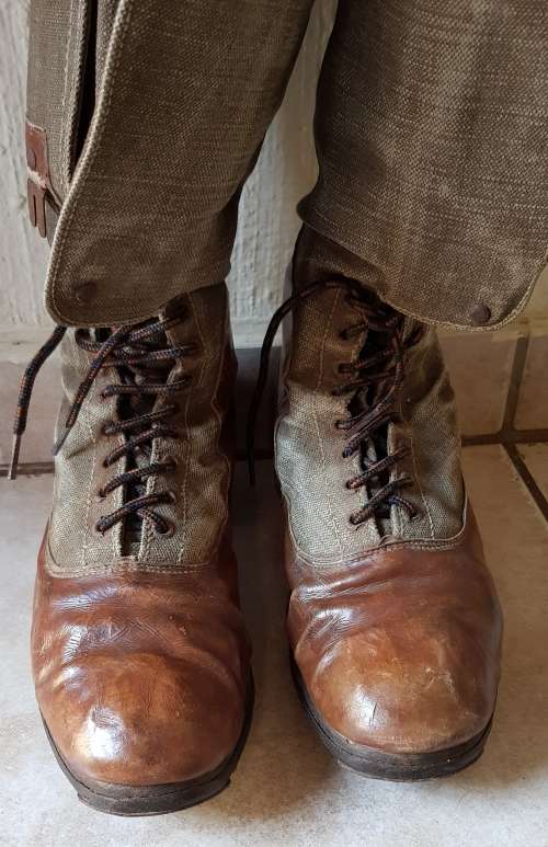 WW2 Tropical Boots RARE 1st Pattern Luftwaffe Afrika Korp