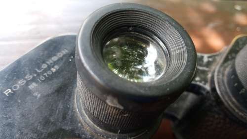 Military SA Union-Ross London "Steplawe"Stereo Prism Binoculars Power-8 Field 8 1/2 -1930's