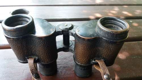 Military SA Union-Ross London "Steplawe"Stereo Prism Binoculars Power-8 Field 8 1/2 -1930's