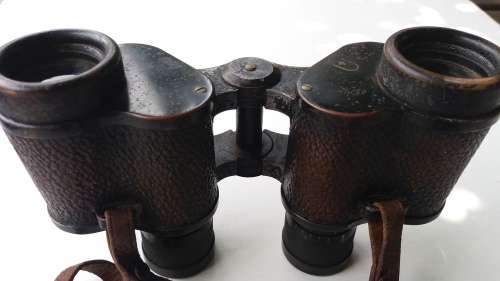 Military SA Union-Ross London "Steplawe"Stereo Prism Binoculars Power-8 Field 8 1/2 -1930's