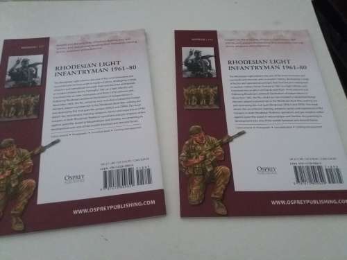Rhodesian Light Infantryman 1961-80,Two New Condition Books